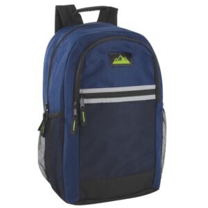18 Inch Multi-Pocket Reflective Backpack - Pack of 1